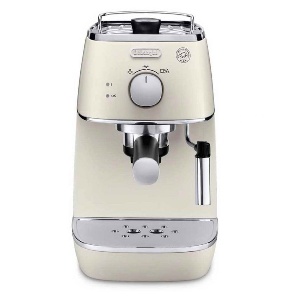 DeLonghi Distinta Espresso & Cappuccino Machine White ECI341W | Around The Clock Offers