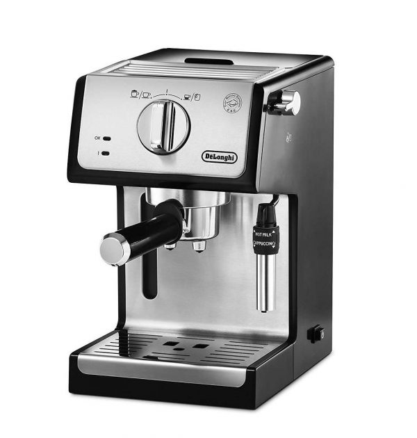 DeLonghi Traditional Pump Espresso & Cappuccino Coffee Machine ECP35.31 ...